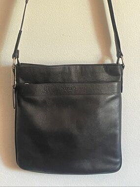 Coach Bowery Black Leather Crossbody